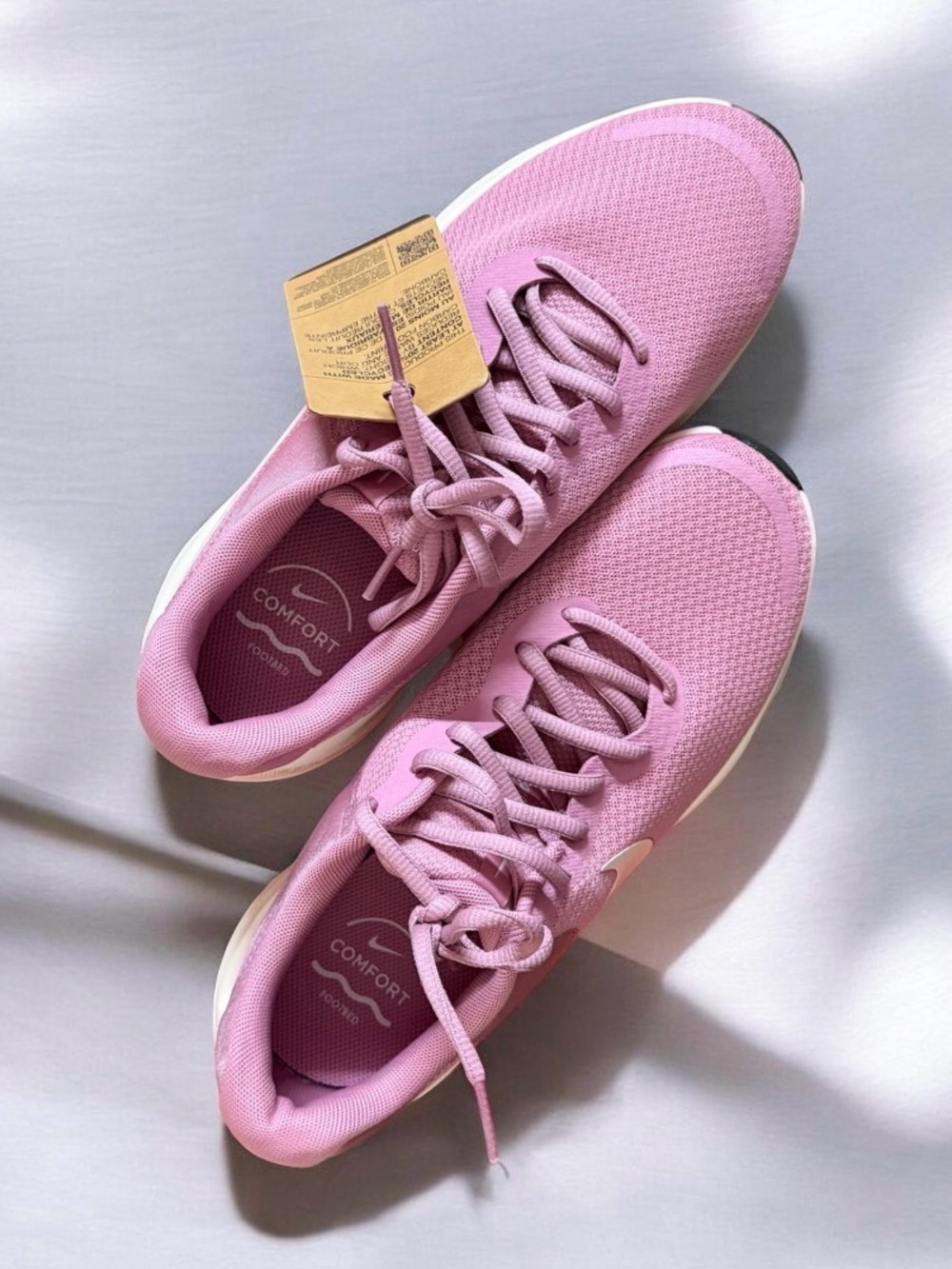 Nike Revolution 7 Lavender Pink Athletic Sneakers Womens Size 8 Men’s Size 6.5 - Picture 2 of 5
